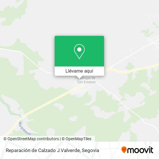 Mapa Reparación de Calzado J.Valverde