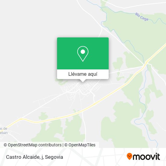 Mapa Castro Alcaide, j