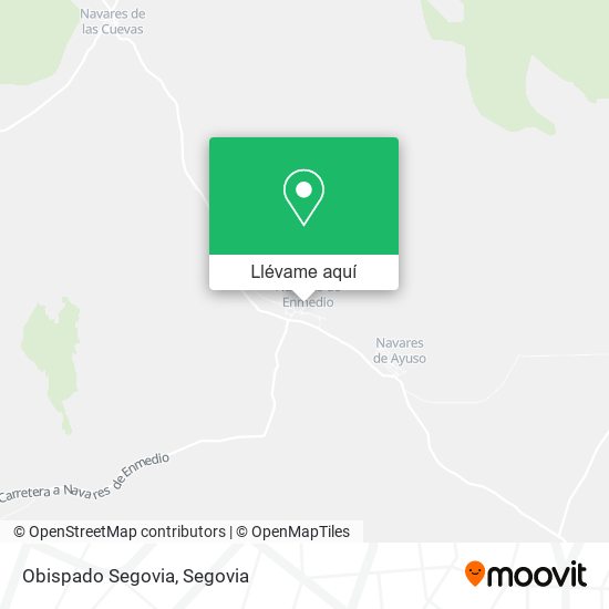 Mapa Obispado Segovia