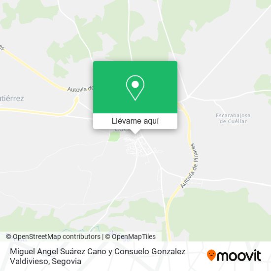 Mapa Miguel Angel Suárez Cano y Consuelo Gonzalez Valdivieso
