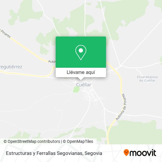 Mapa Estructuras y Ferrallas Segovianas