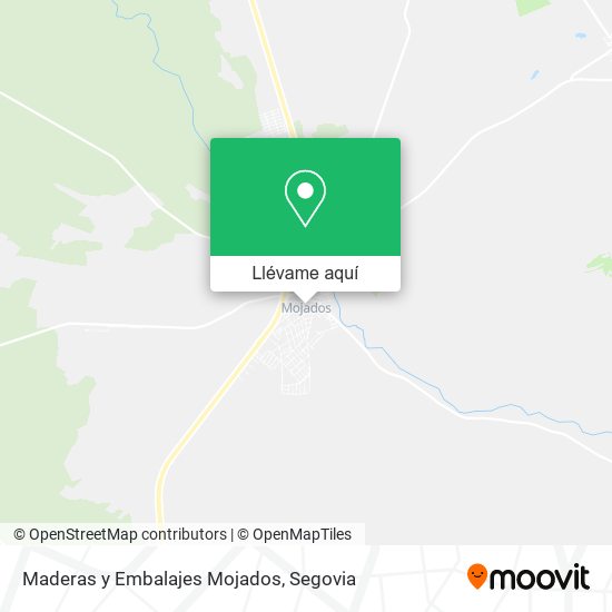 Mapa Maderas y Embalajes Mojados