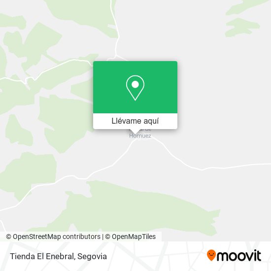 Mapa Tienda El Enebral