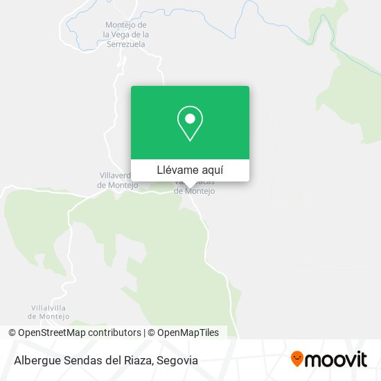 Mapa Albergue Sendas del Riaza