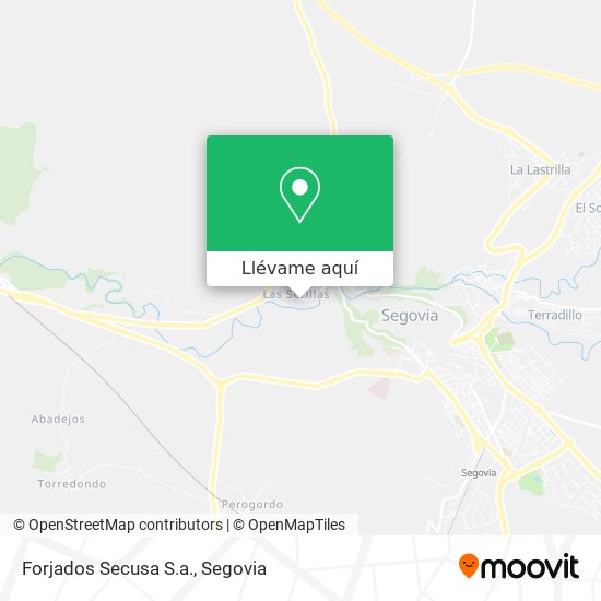 Mapa Forjados Secusa S.a.