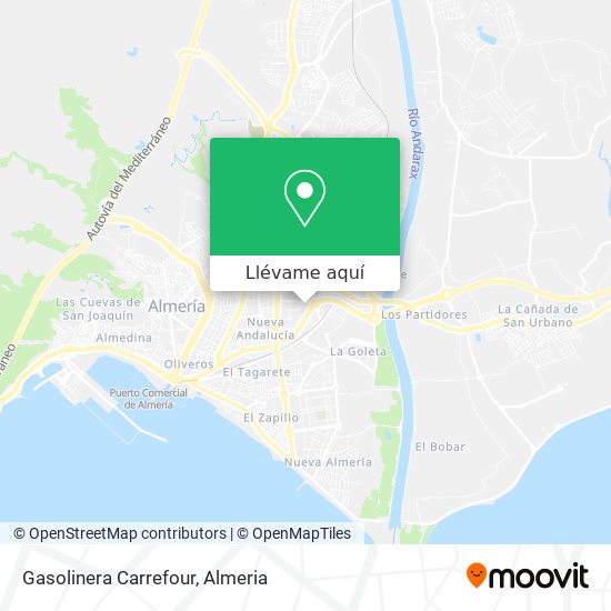 Mapa Gasolinera Carrefour