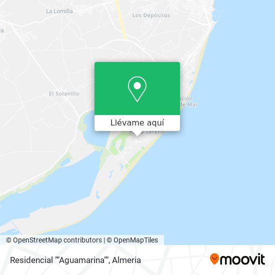 Mapa Residencial ""Aguamarina""