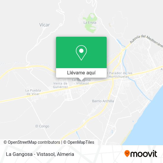 Mapa La Gangosa - Vistasol