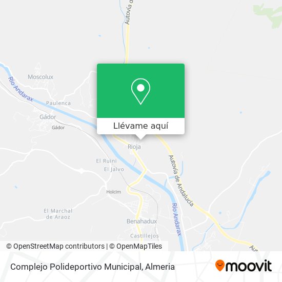Mapa Complejo Polideportivo Municipal