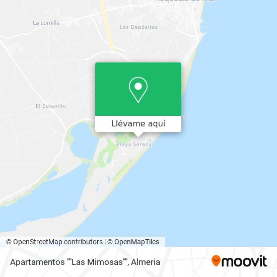 Mapa Apartamentos ""Las Mimosas""