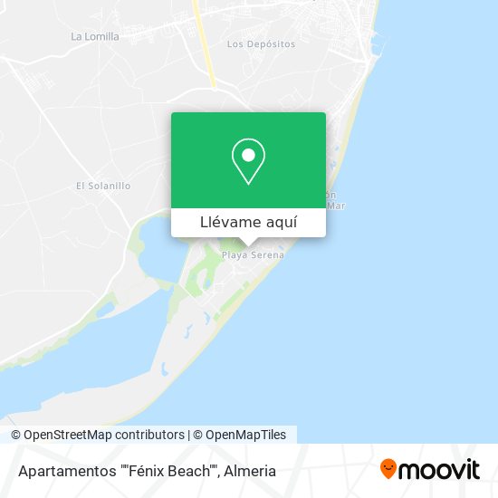 Mapa Apartamentos ""Fénix Beach""