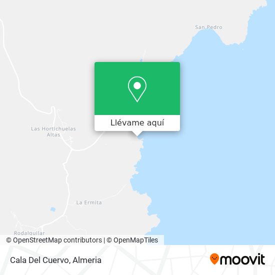 Mapa Cala Del Cuervo