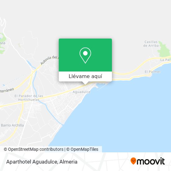 Mapa Aparthotel Aguadulce