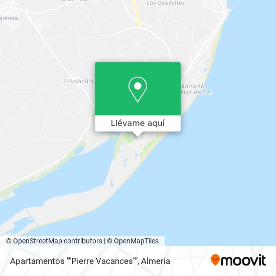 Mapa Apartamentos ""Pierre Vacances""
