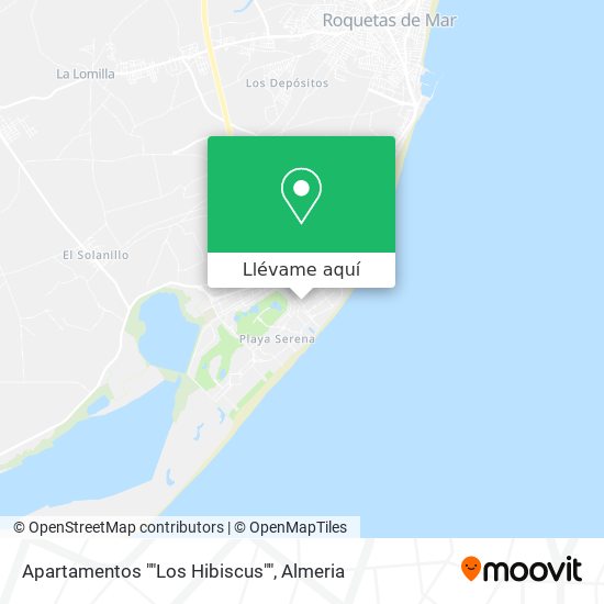 Mapa Apartamentos ""Los Hibiscus""