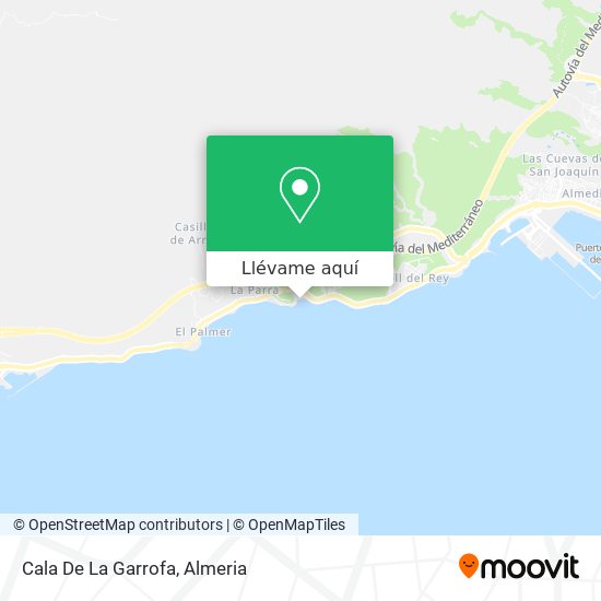 Mapa Cala De La Garrofa