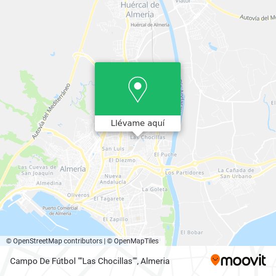 Mapa Campo De Fútbol ""Las Chocillas""