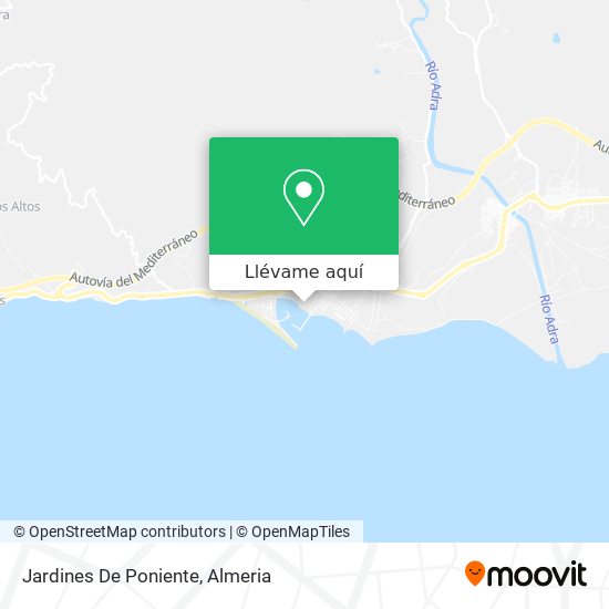 Mapa Jardines De Poniente