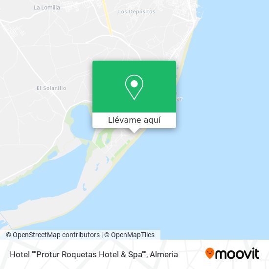 Mapa Hotel ""Protur Roquetas Hotel & Spa""
