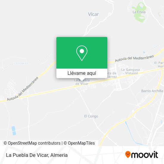 Mapa La Puebla De Vícar