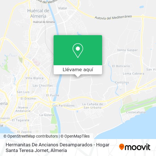Mapa Hermanitas De Ancianos Desamparados - Hogar Santa Teresa Jornet