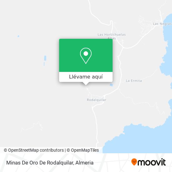 Mapa Minas De Oro De Rodalquilar