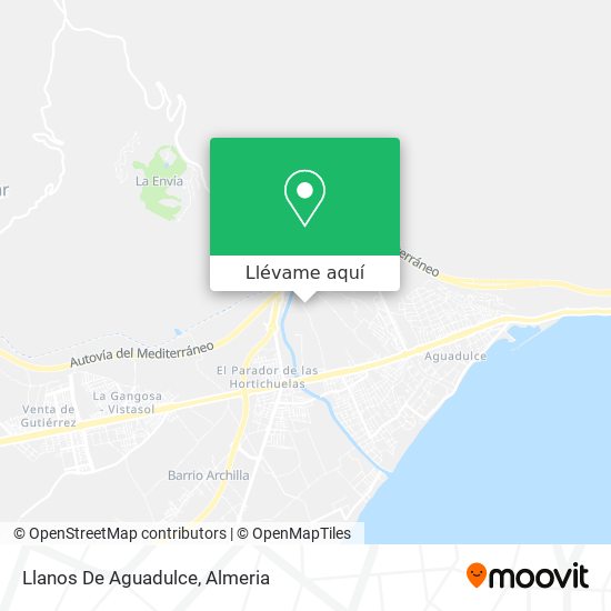 Mapa Llanos De Aguadulce
