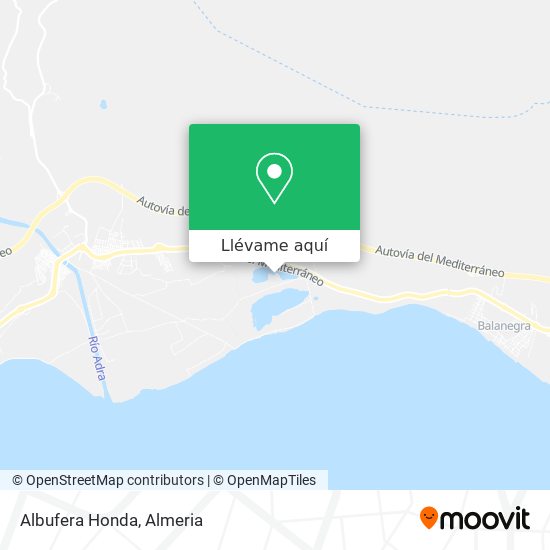Mapa Albufera Honda