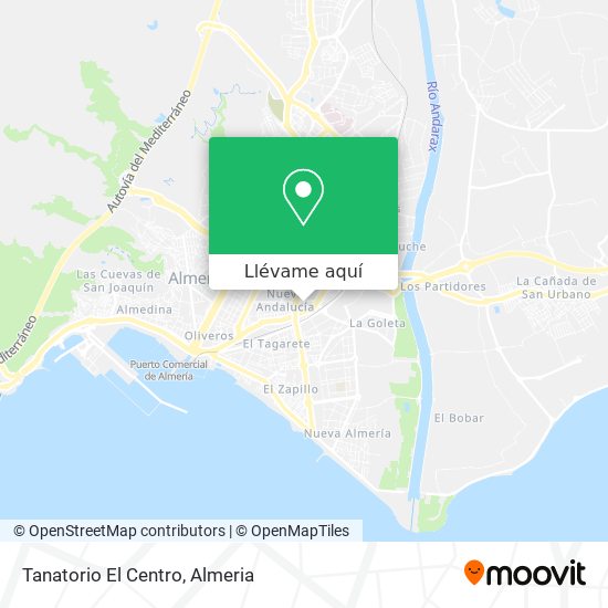 Mapa Tanatorio El Centro