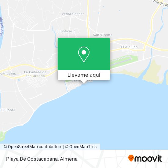 Mapa Playa De Costacabana