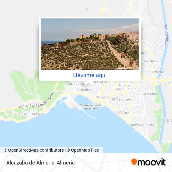 Mapa Alcazaba de Almería