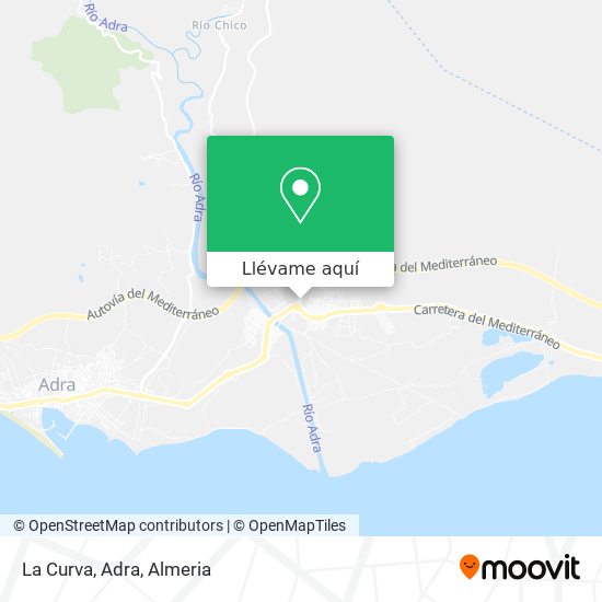 Mapa La Curva, Adra
