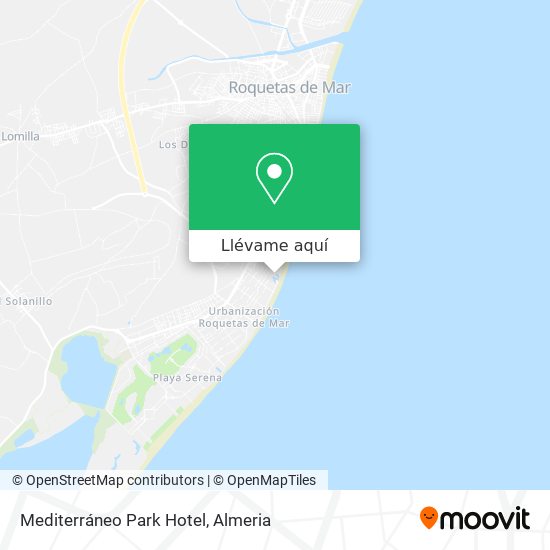 Mapa Mediterráneo Park Hotel