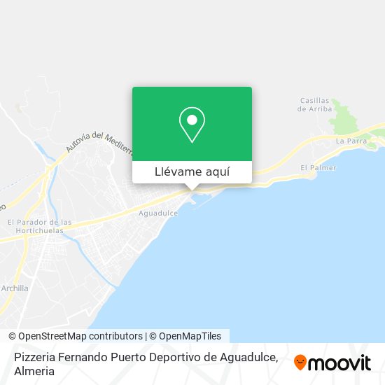 Mapa Pizzeria Fernando Puerto Deportivo de Aguadulce