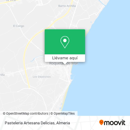 Mapa Pasteleria Artesana Delicias