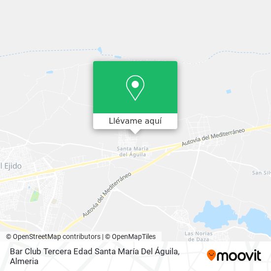 Mapa Bar Club Tercera Edad Santa María Del Águila