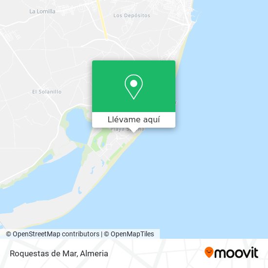 Mapa Roquestas de Mar