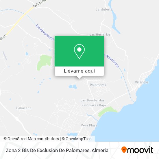 Mapa Zona 2 Bis De Exclusión De Palomares