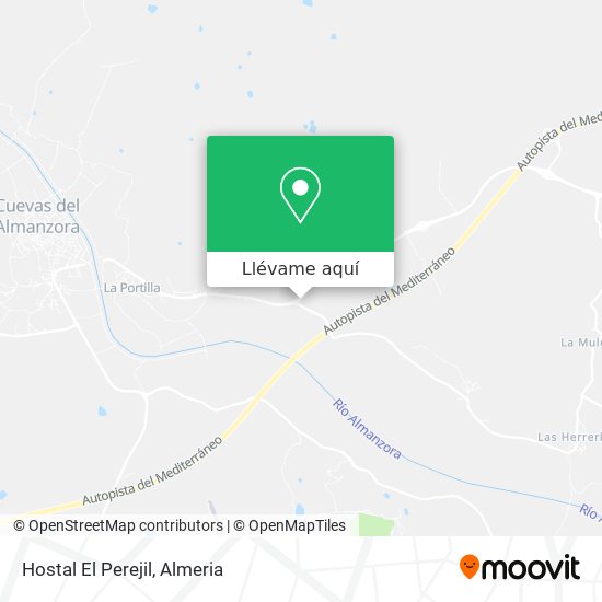 Mapa Hostal El Perejil