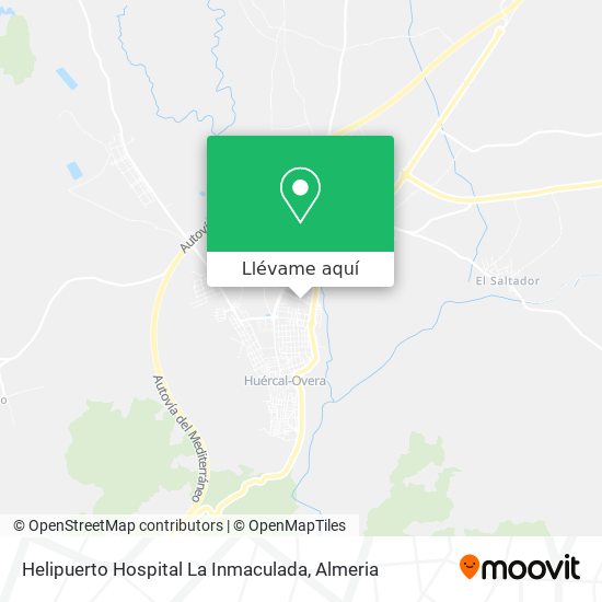 Mapa Helipuerto Hospital La Inmaculada
