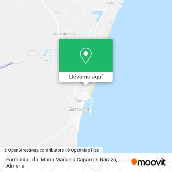 Mapa Farmacia Lda. María Manuela Caparros Baraza