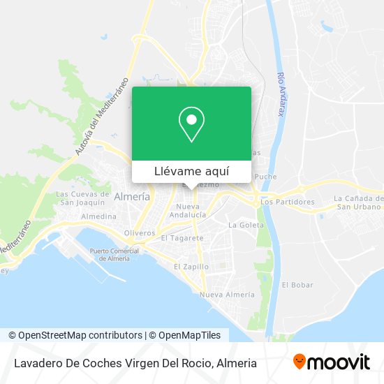 Mapa Lavadero De Coches Virgen Del Rocio