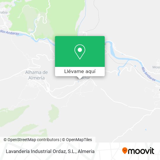 Mapa Lavandería Industrial Ordaz, S.L.