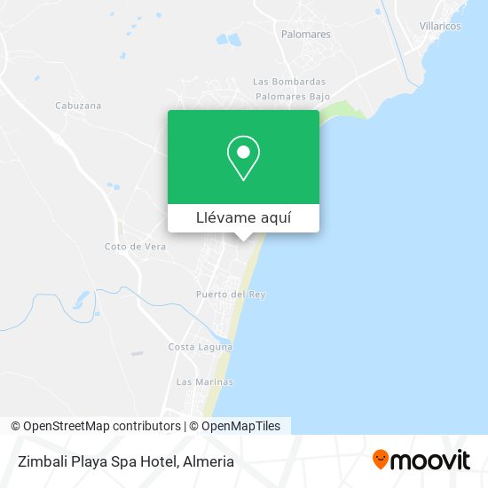 Mapa Zimbali Playa Spa Hotel