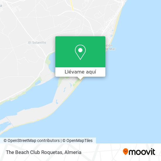 Mapa The Beach Club Roquetas