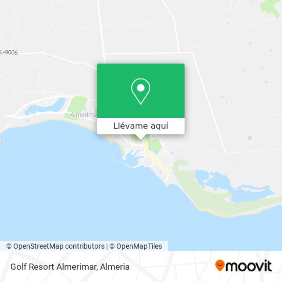 Mapa Golf Resort Almerimar