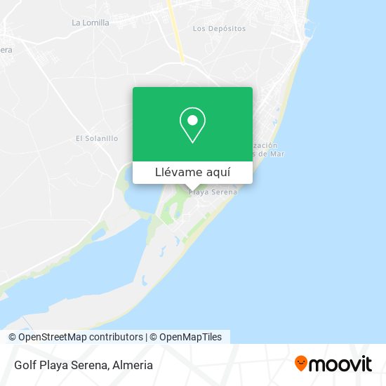 Mapa Golf Playa Serena