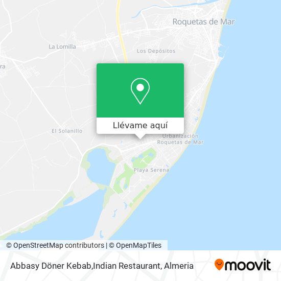 Mapa Abbasy Döner Kebab,Indian Restaurant