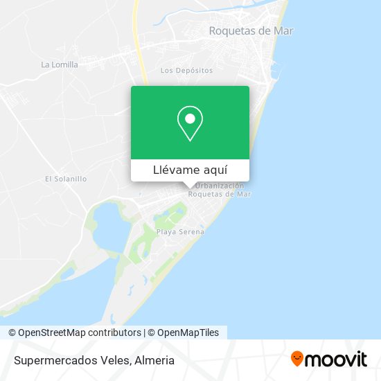 Mapa Supermercados Veles
