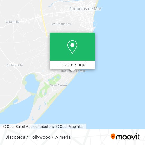 Mapa Discoteca / Hollywood /